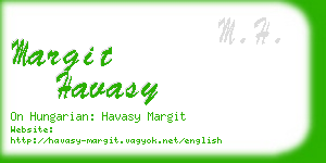 margit havasy business card